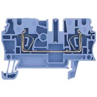 Weidmüller 1608520000-100 Doorgangsserieklem Spanveer Blauw 100 stuk(s) - thumbnail