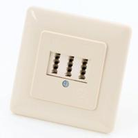 Rutenbeck AMS 1/2 NFU UP Telefoonaansluitdoos Inbouw (in muur) Wit - thumbnail