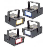 BeamZ BMS24SET Mini Stroboscoop LED set van 4 mini stroboscopen RYBW - thumbnail
