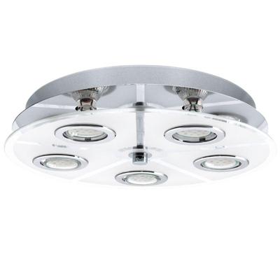 Eglo Led plafondlampCabo Round 5x3w - 3000K - 35cm chroom - 30933