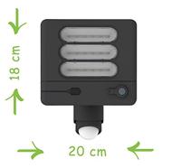 Lutec Esa LED-Sensorlamp (grijs) - thumbnail