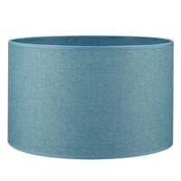 Lampenkap cilinder | rond | canvas | stoffen lampenkap | cilinderkap | Ø35cm H21cm | petrol | blauw - thumbnail