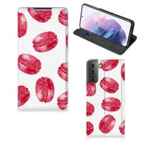 Samsung Galaxy S21 Plus | Flip Style Cover | Pink Macarons - thumbnail