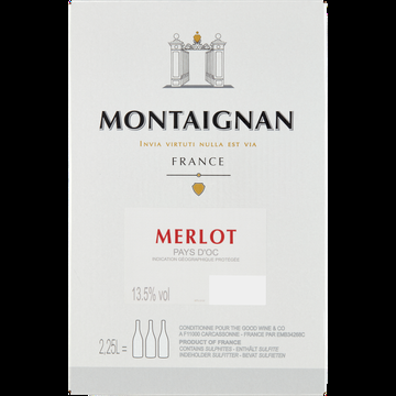 Montaignan Merlot Box 2,25 L bij Jumbo