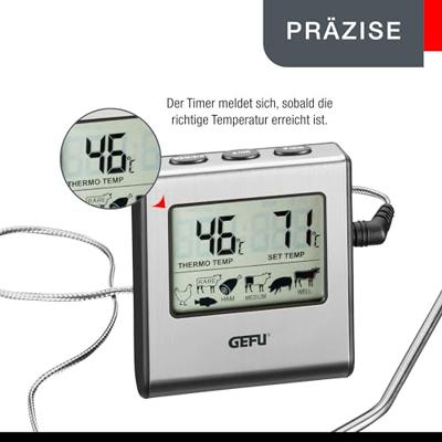 GEFU - Keukenhulpen - Digitale Braadthermometer