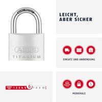 ABUS Hangslot 64Ti/60 Ka 6608 - 64TI/60 KA 6608 - 64TI/60 KA 6608 - thumbnail