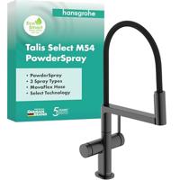 Hansgrohe Talis Select M54 PowderSpray ééngreeps keukenkraan Semi-Pro 3jet, Brushed Black Chrome - thumbnail