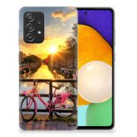 Samsung Galaxy A52 (5G/4G) | Silliconen Back Cover | Amsterdamse Grachten - thumbnail