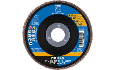 PFERD TOOLS 67766115 Z Psf Steelox Lamellenschijf Diameter 115 mm Boordiameter 22.23 mm 10 stuk(s)