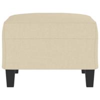 Voetenbank 70x55x41 cm stof crmekleurig - thumbnail