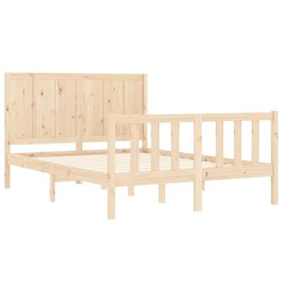 Bedframe zonder matras massief grenenhout 140x200 cm