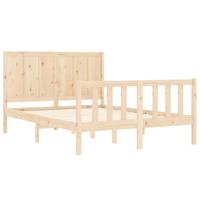 Bedframe zonder matras massief grenenhout 140x200 cm - thumbnail