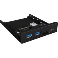 ICY BOX IB-HUB1417-i3 3,5 front panel extender - thumbnail