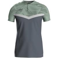 JAKO 6324 Polo Iconic - Anthra Light/Mintgroen/Zachtgrijs - M - thumbnail