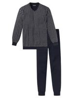 Schiesser Pyjama ruitje met boord - thumbnail