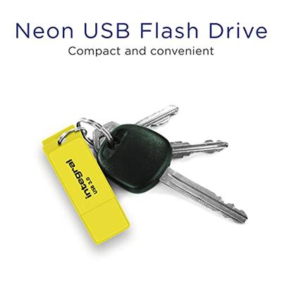 Integral Neon USB 3.0 stick, 32 GB, geel Integral Neon USB 3.0 stick, 32 GB, geel