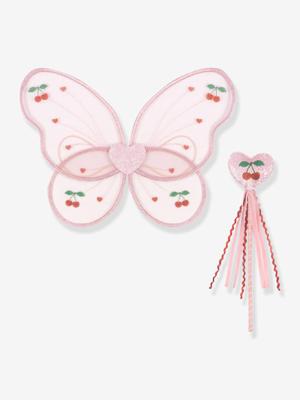 Feeën kostuum: vleugels + toverstaf KONGES SLOJD rozen Feeën kostuum: vleugels + toverstaf KONGES SLOJD rozen