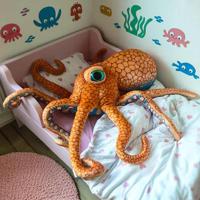Gigantische octopus knuffel (150 cm) - thumbnail