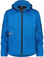 DASSY gravity softshell azuurblauw/grijs mt s - thumbnail