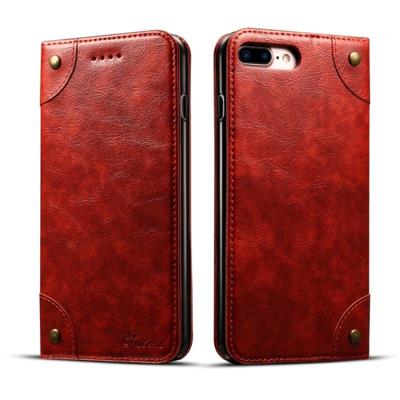Voor iPhone 8 plus/7 plus barokke eenvoudige horizontale Flip lederen draagtas met houder & kaartsleuven & portemonnee (rood) Voor iPhone 8 plus/7 plus barokke eenvoudige horizontale Flip lederen draagtas met houder & kaartsleuven & portemonnee (rood)