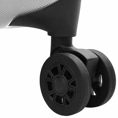 VidaXL Koffer met slot zilver 50 x 30 x 76 cm abs kunststof