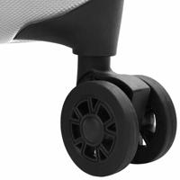 VidaXL Koffer met slot zilver 50 x 30 x 76 cm abs kunststof - thumbnail