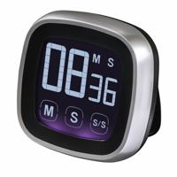 Xavax keukentimer touch digitaal zilver/zwart - thumbnail