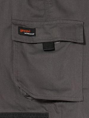 Gevavi Workwear - GW05 multipocketbroek grijs | Maat 56 - GW0506560