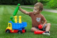 WADER Speelgoedvoertuig (Multitruck met kegels) - thumbnail