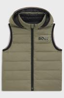 Hugo Boss Reversible Bodywarmer Kids Donkergroen - Maat 140 - Kleur: Donkergroen | Soccerfanshop - thumbnail