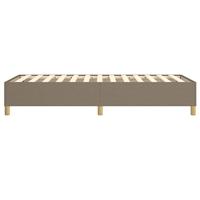 Boxspringframe stof taupe 100x200 cm - thumbnail