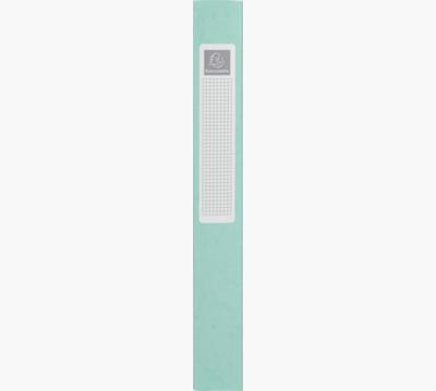 Exacompta Aquarel elastobox uit glanskarton, ft A4+, rug van 4 cm, met 3 kleppen, geassorteerde kleuren