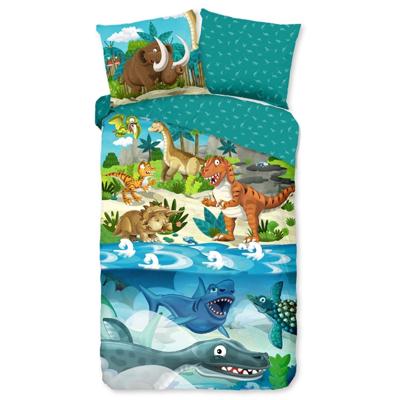 Good Morning Kinderdekbedovertrek "dinosaurussen" - Multi - (140x200/220 cm) - Katoen Good Morning Kinderdekbedovertrek "dinosaurussen" - Multi - (140x200/220 cm) - Katoen