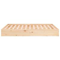 Bedframe massief hout 135x190 cm 4FT6 Double - thumbnail