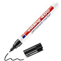 Edding Permanentmarker | zwart | streepbreedte 1 mm ronde punt | 10 stuks - 4-400001 4-400001 - thumbnail