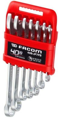 Facom start set ringsteeksleutels 40b houder 7-delig - 40B.JP7PB Facom start set ringsteeksleutels 40b houder 7-delig - 40B.JP7PB
