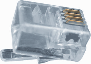 Modulaire RJ10 connector (50 stuks)