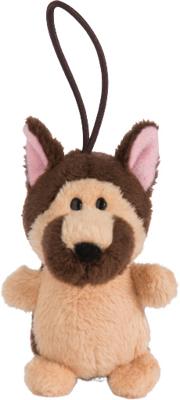 Nici knuffelhanger German Shepherd junior 8 cm pluche bruin Nici knuffelhanger German Shepherd junior 8 cm pluche bruin