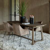 Rivièra Maison Uitschuifbare Eettafel 'Miller' Eikenhout, 220/275/330 x 100 cm - thumbnail