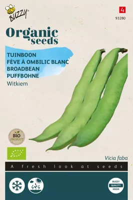 Zaden Organic Tuinbonen Witkiem (BIO) Buzzy - Buzzy Zaden Organic Tuinbonen Witkiem (BIO) Buzzy - Buzzy