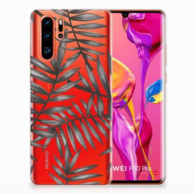 Huawei P30 Pro | TPU Case | Leaves Grey Huawei P30 Pro | TPU Case | Leaves Grey