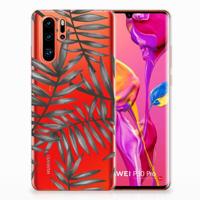 Huawei P30 Pro | TPU Case | Leaves Grey - thumbnail
