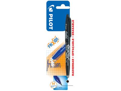 Rollerpen pilot frixion bl-fr7 m blister zwart Rollerpen pilot frixion bl-fr7 m blister zwart