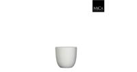 Tusca pot rond wit mat h13xd13,5 cm Mica Decorations - Mica decorations - thumbnail