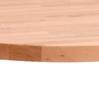 Tafelblad rond 40x1,5 cm massief beukenhout - thumbnail