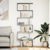 Kamerscherm / boekenkast 6-laags 70x24x193 cm hout grijs sonoma - thumbnail
