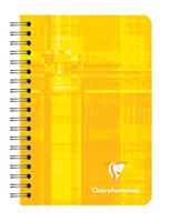 Notitieboek Clairefontaine 95x140mm spiraal lijn assorti | 5 stuks - thumbnail
