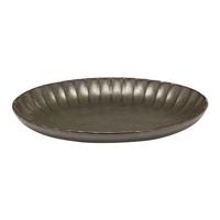 SERAX - Inku - Serveerschaal ovaal diep 22cm groen - thumbnail