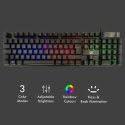 Toetsenbord Ewent PL3319 Zwart Qwerty Spaans - thumbnail