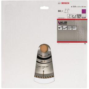 Bosch Professional Cirkelzaagblad PRO Multi Material | Ø 216 x 2,5 x 30mm 80T - 2608640447 Bosch Professional Cirkelzaagblad PRO Multi Material | Ø 216 x 2,5 x 30mm 80T - 2608640447